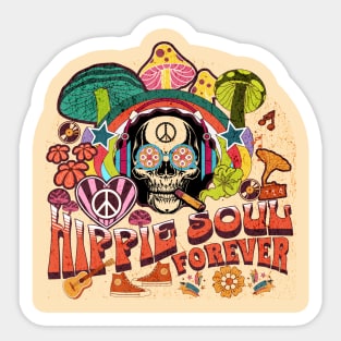 HIPPIE SOUL FOREVER Sticker